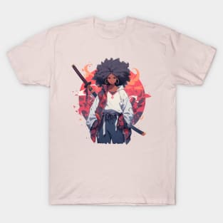 Afro Samurai Girl T-Shirt